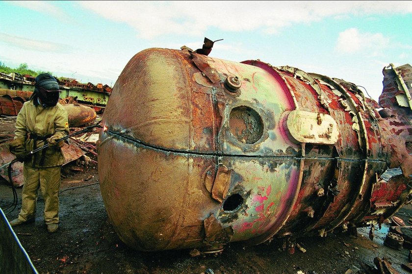 Атомный реактор подводной лодки Курск