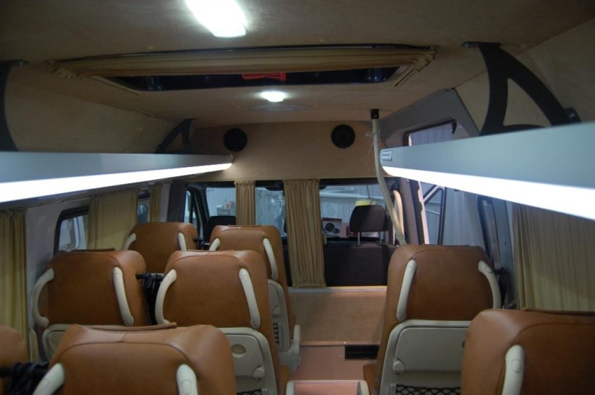 Volkswagen Crafter пассажирский салон