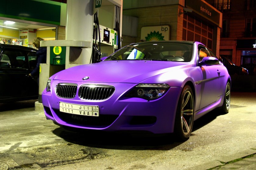 BMW m5 Purple