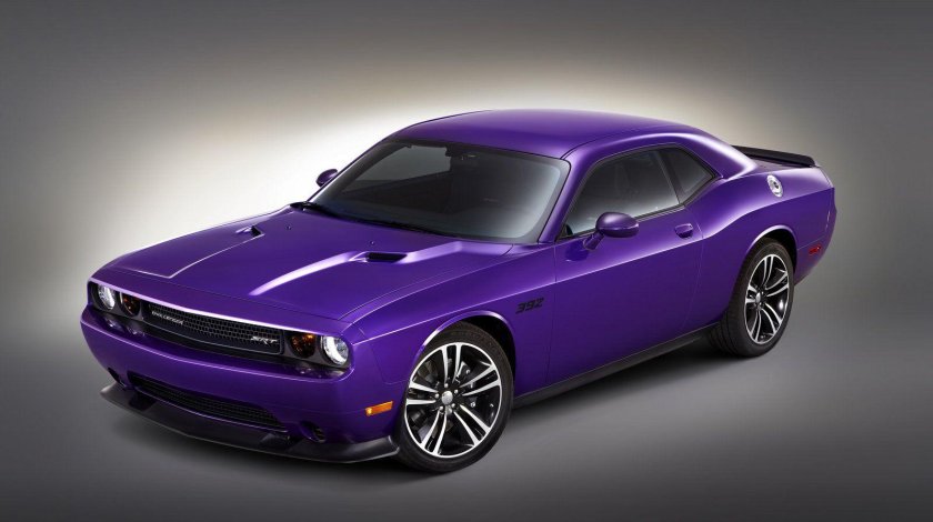 Dodge Challenger srt8 фиолетовый