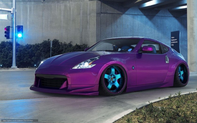 Nissan 370z фиолетовый