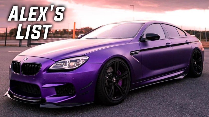BMW m5 Purple