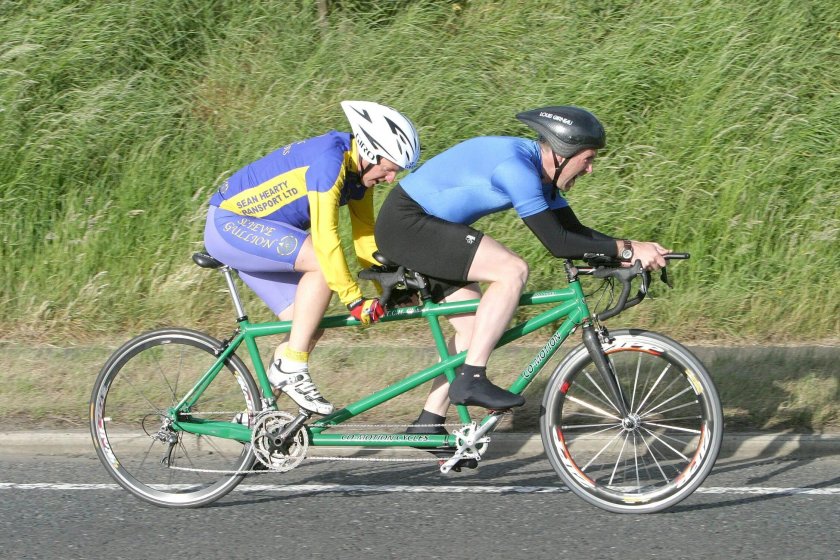 Лигерад велосипед лежачий Тандем