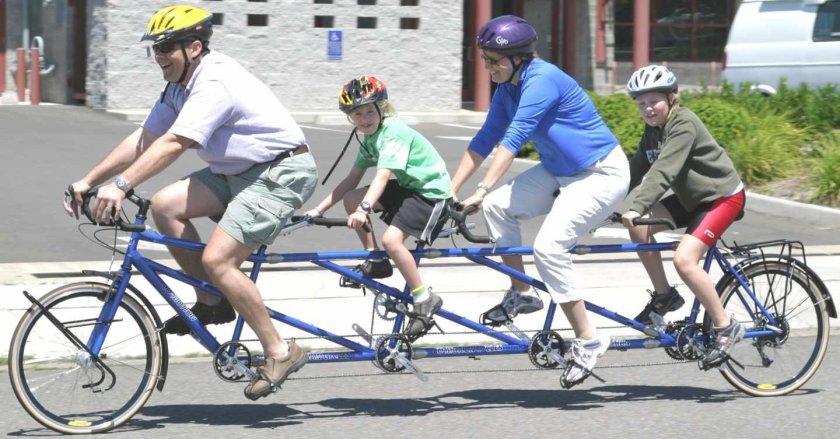 Велосипед на несколько человек