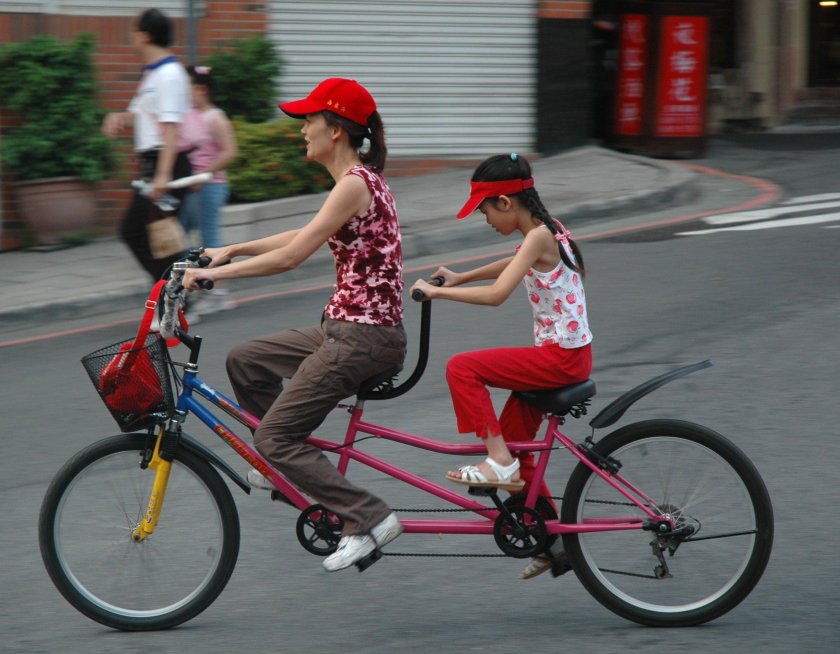 Тандемный велосипед