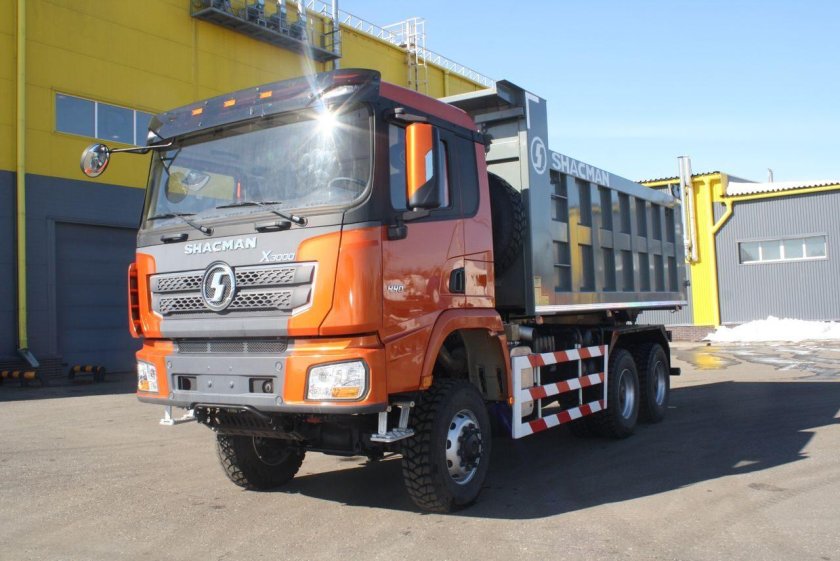 Shacman x3000 6x6 самосвал