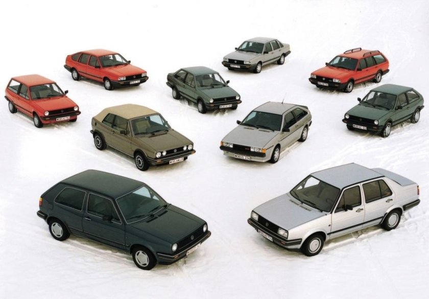 Фольксваген гольф 2 и ВАЗ 2108