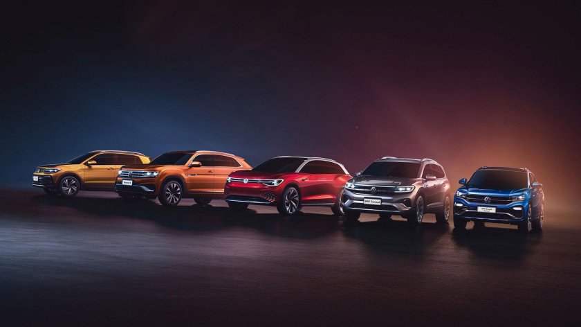 Volkswagen Модельный ряд 2021
