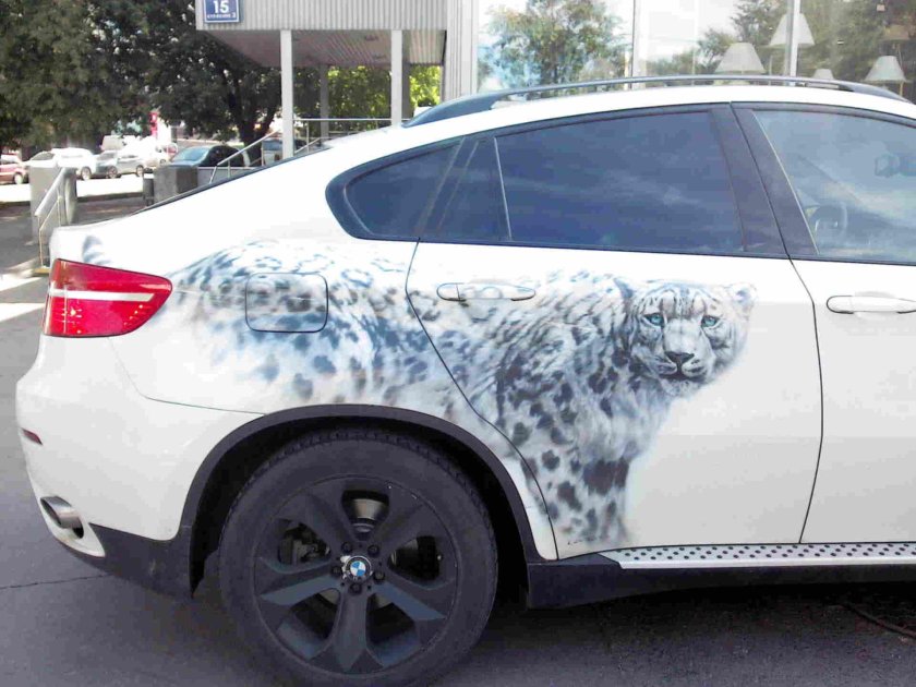 Черно белая аэрография