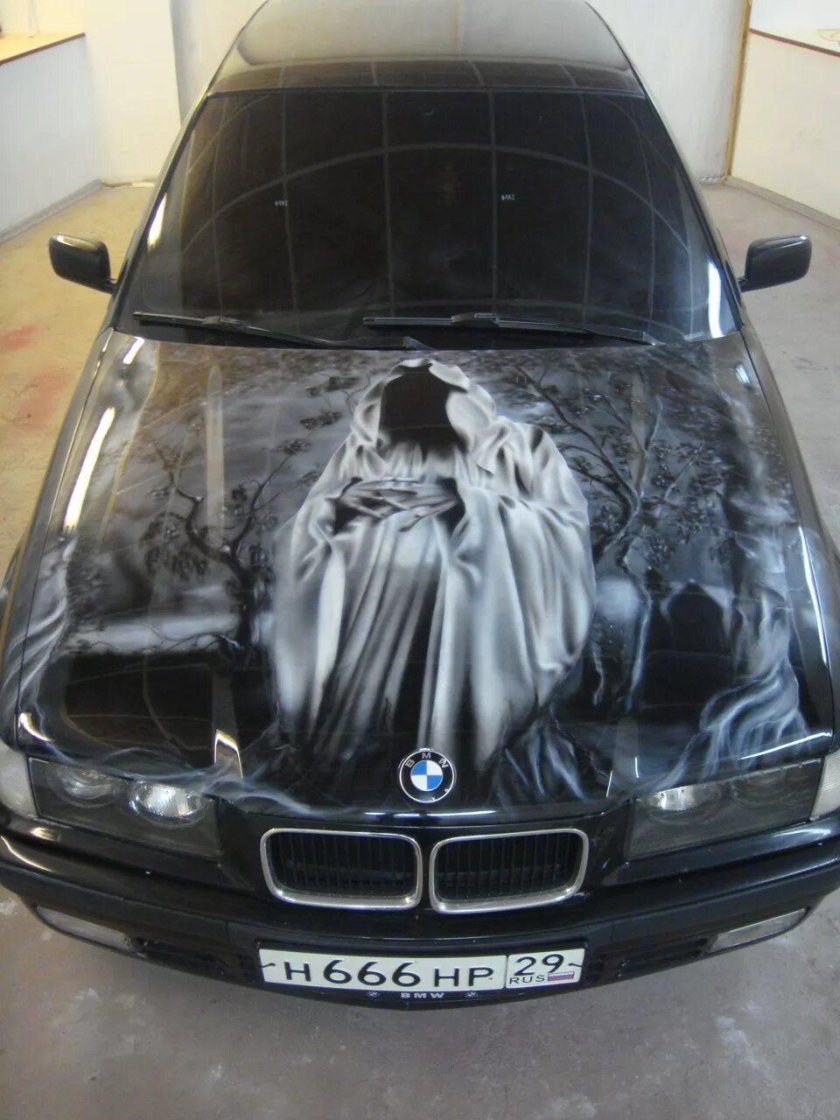 Аэрография БМВ е39