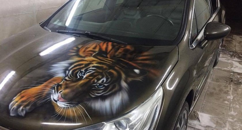 Аэрография на Субару Трибека