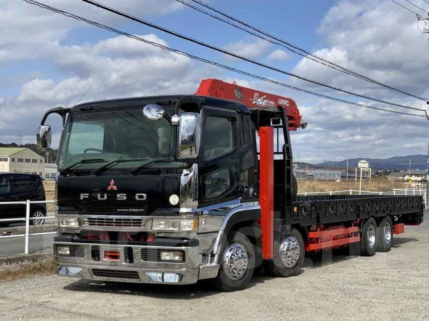 Mitsubishi Fuso super great манипулятор