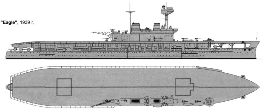 Авианосец HMS Eagle