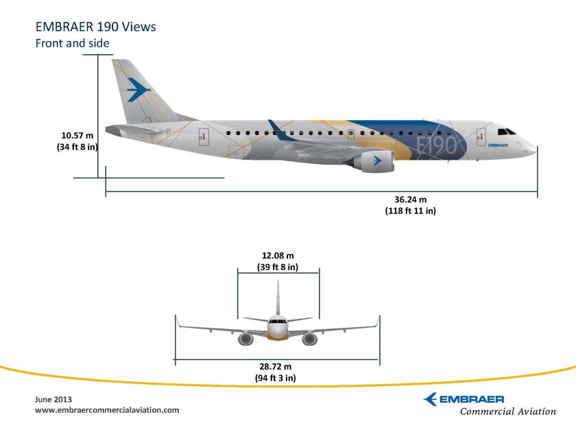Эмбраер 170 чертежи