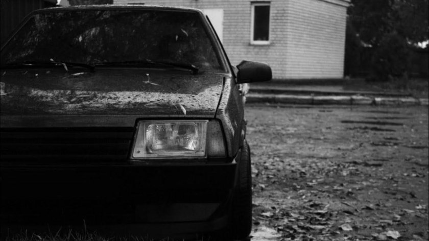 Лада 2109 чёрная девятка