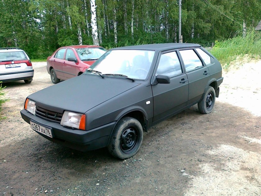 ВАЗ 2109 черная матовая