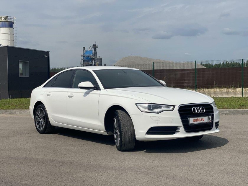 Ауди а6 с7 белая