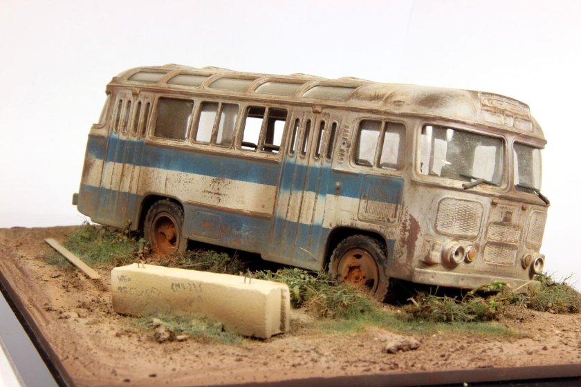 ПАЗ 672 диорама