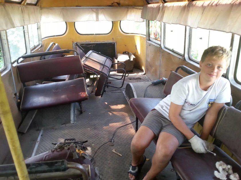 Автобус паз 672 салон