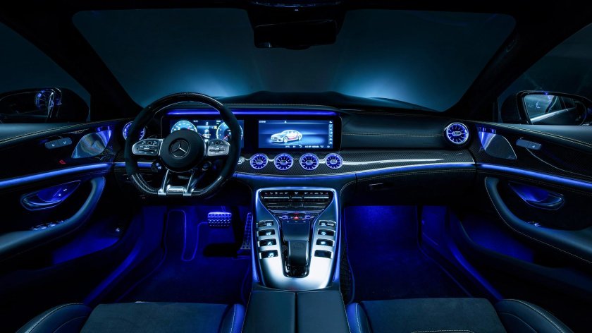 Mercedes AMG gt 63 s салон