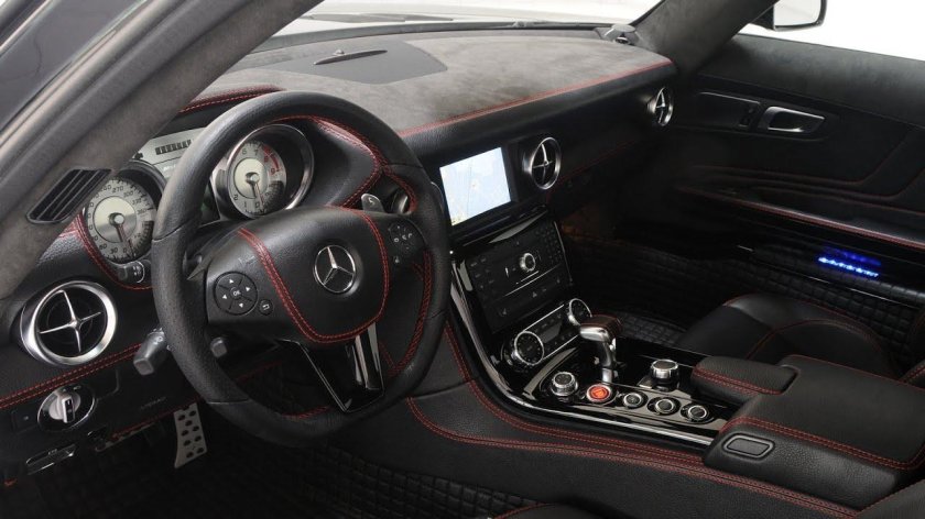 Мерседес СЛС 63 АМГ салон