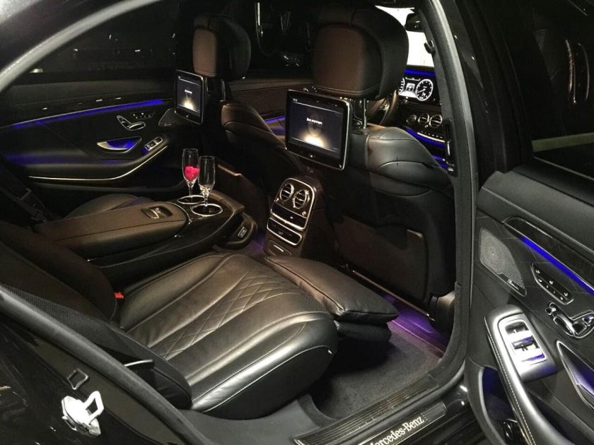 Mercedes s class w222 салон