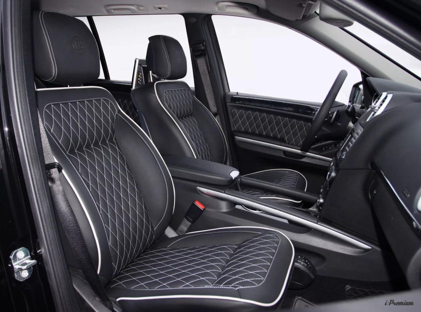 Перетянутый салон Mercedes Benz w204