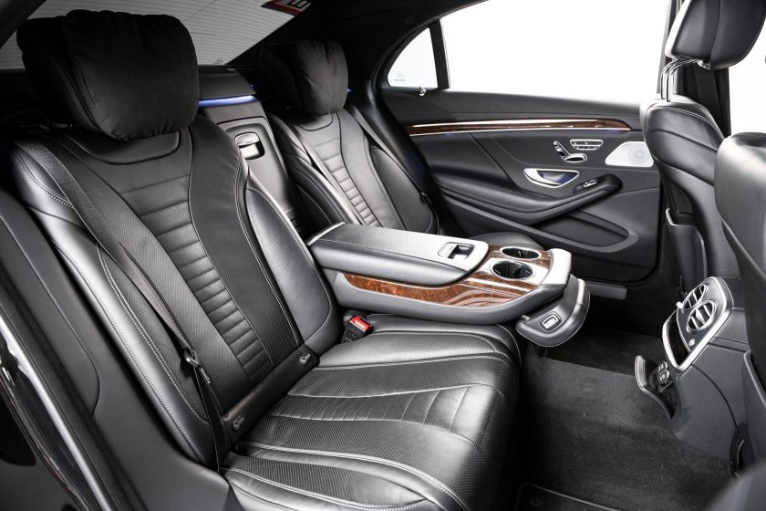 Mercedes s class w222 салон черный