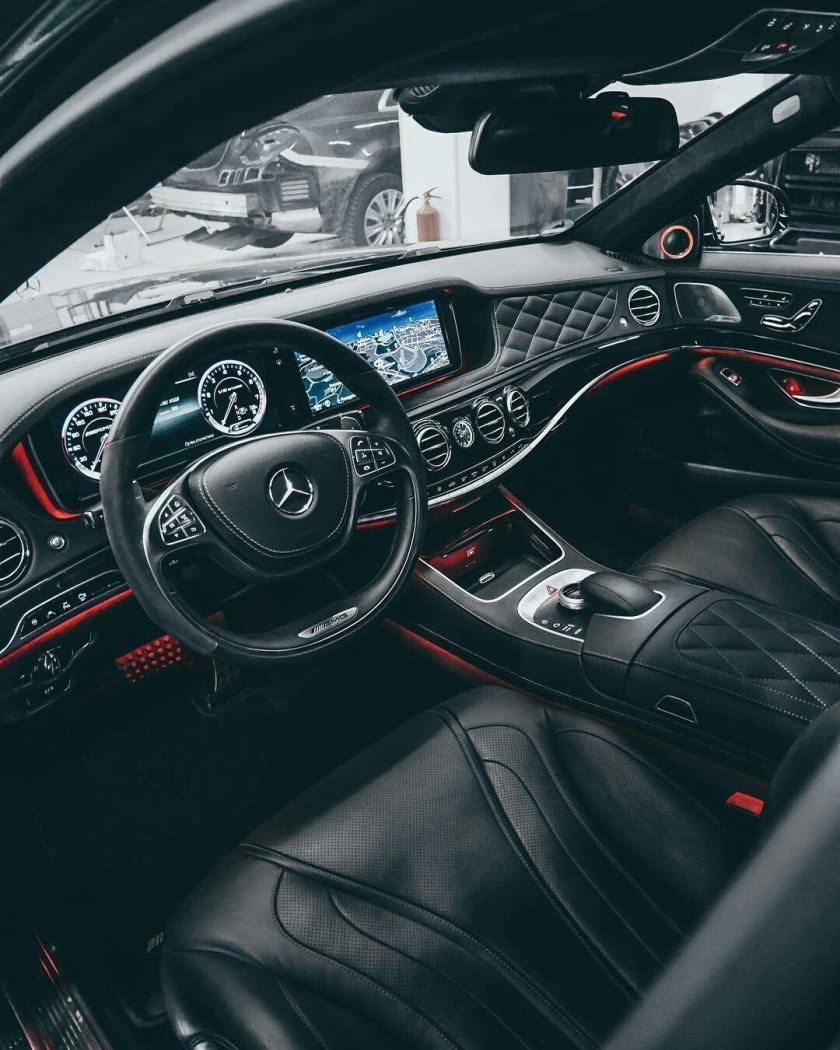 Мерседес w222 AMG салон