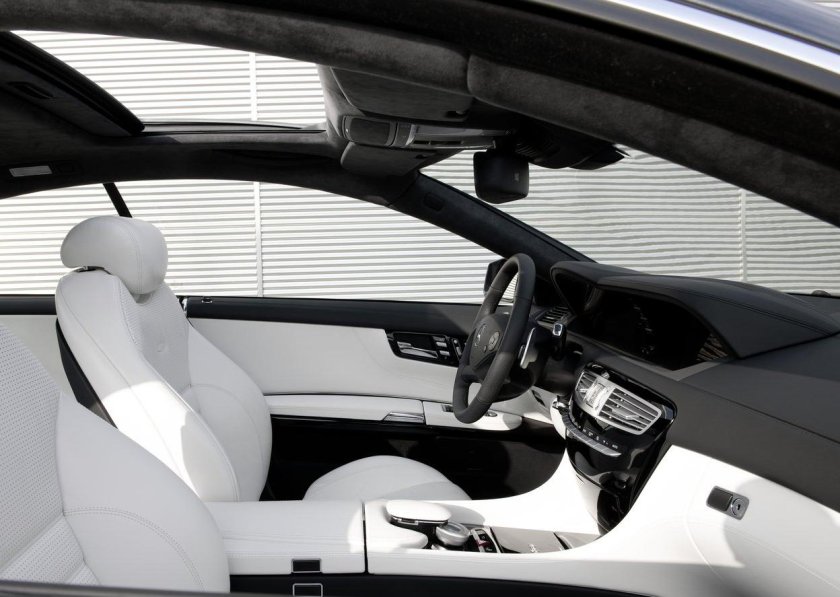 Мерседес cl63 AMG салон