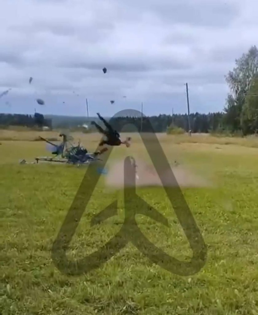 Крушение вертолета робинсон