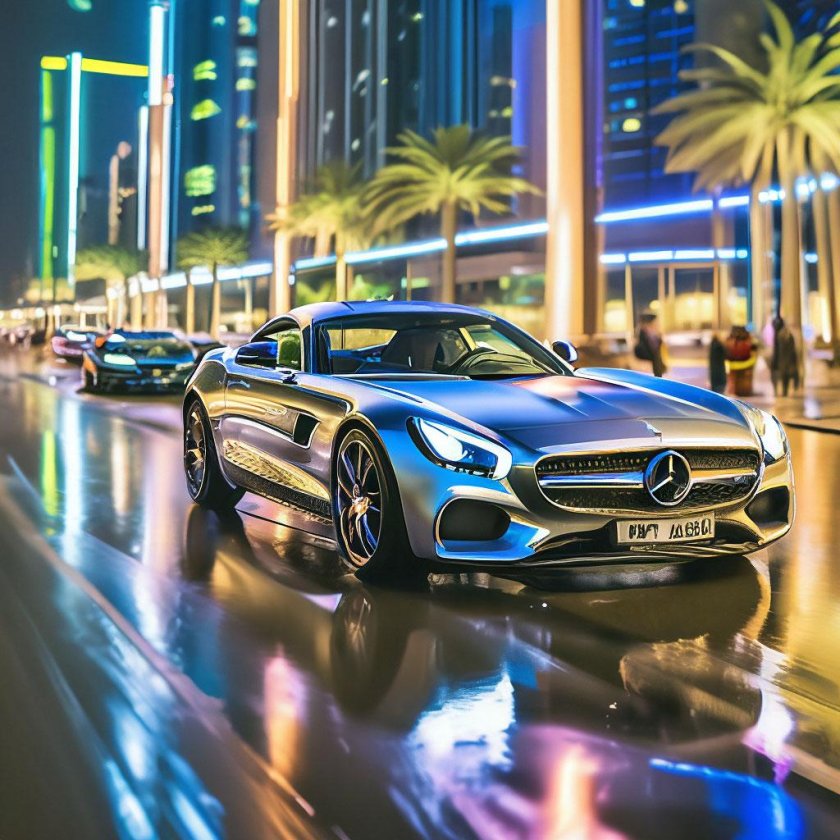 Красивый Мерседес