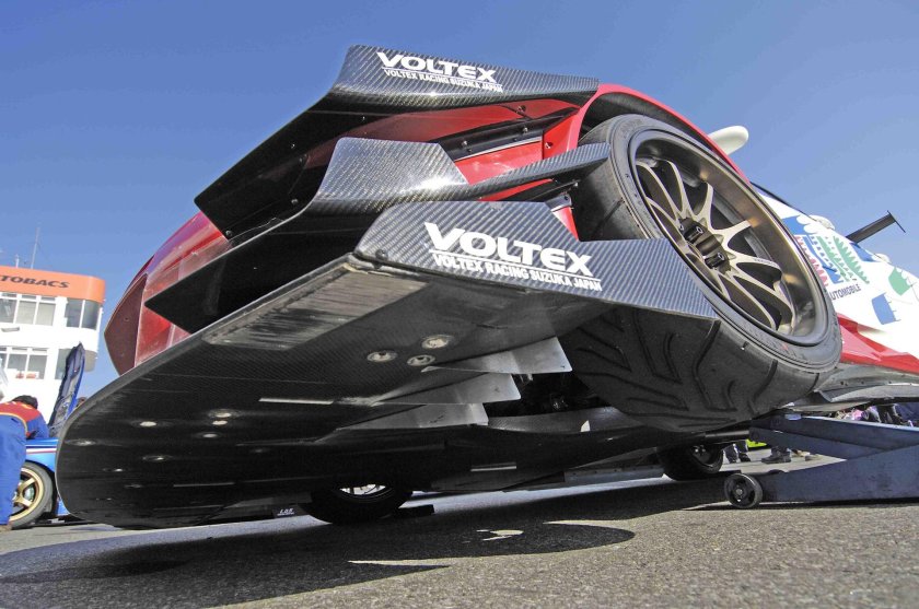 Антикрыло на гоночных машинах