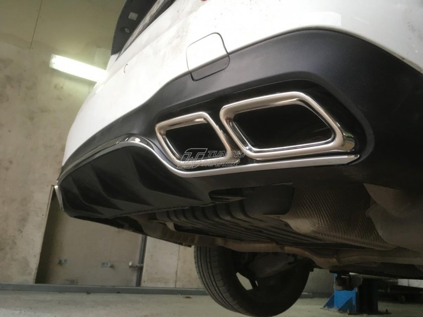 Задний диффузор amg w213