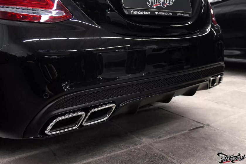 AMG диффузор w205