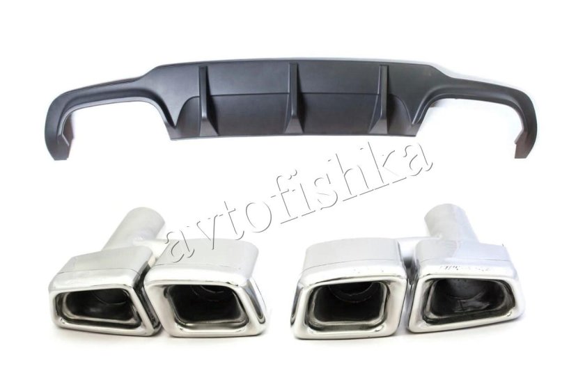 Насадка на глушитель Мерседес w204