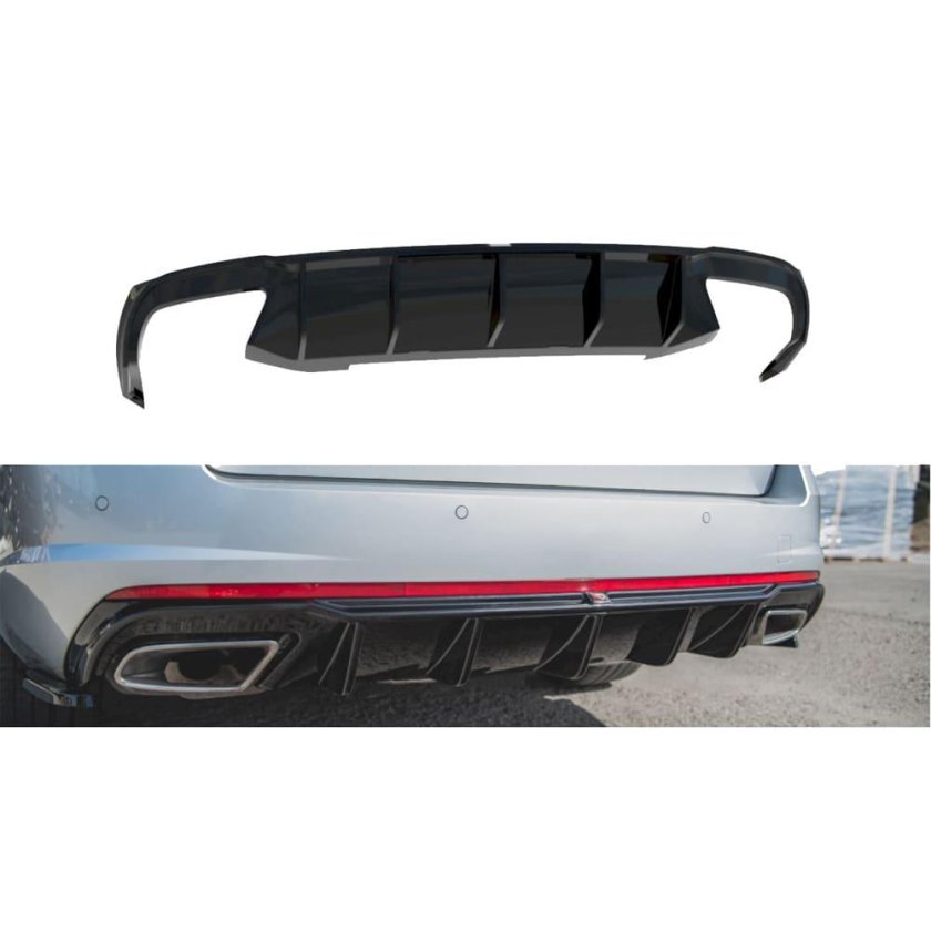 Диффузор заднего бампера Шкода Октавия а7