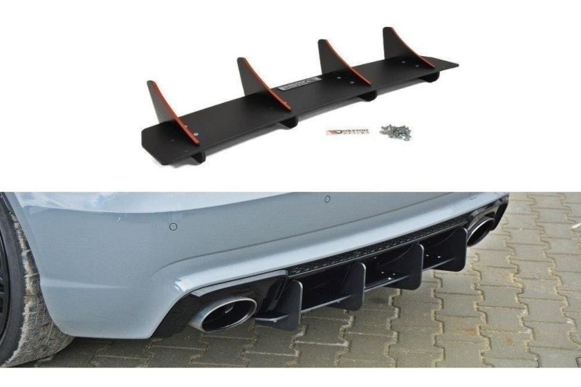 Диффузор заднего бампера Audi a3 8v