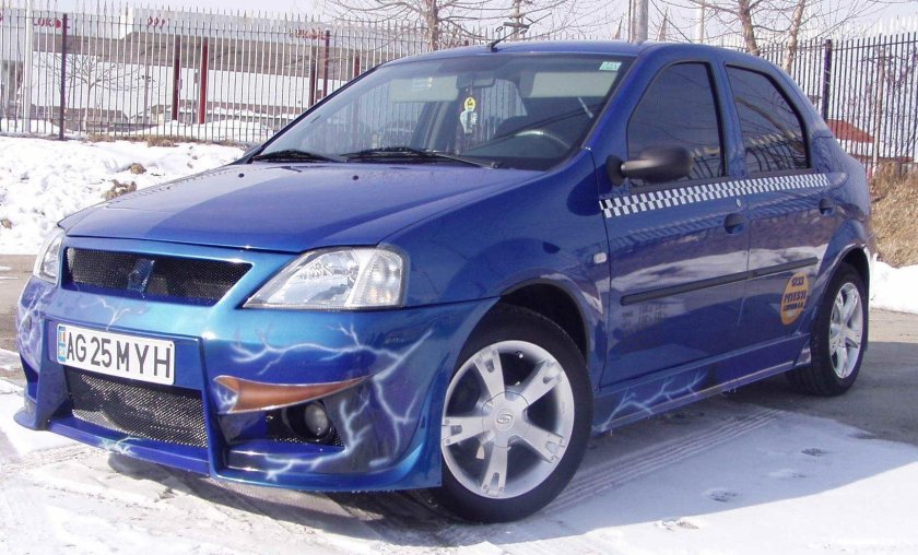 Обвес на Рено Логан 1