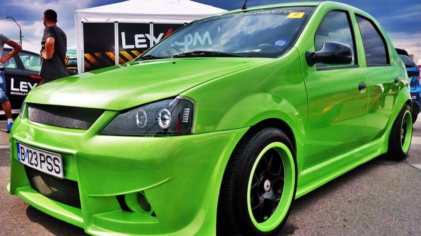 Тюнингованный Рено Логан 1 поколения