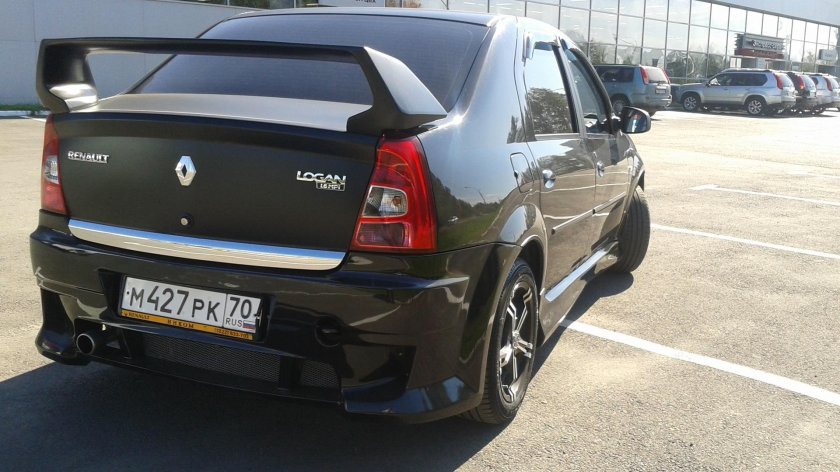 Обвес на Рено Логан 1