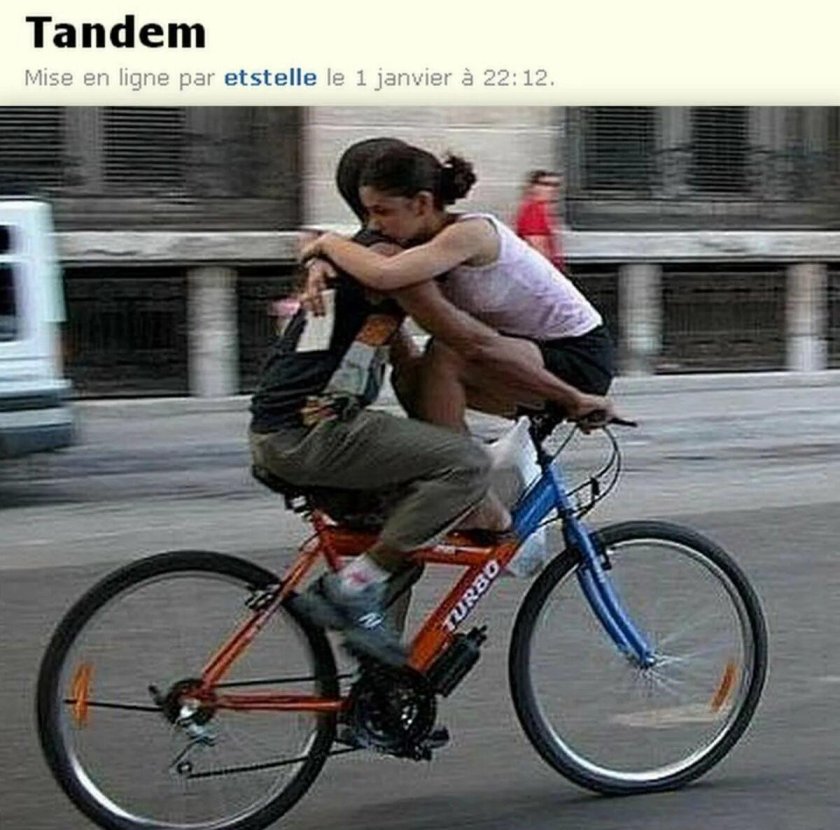 Человек на велосипеде