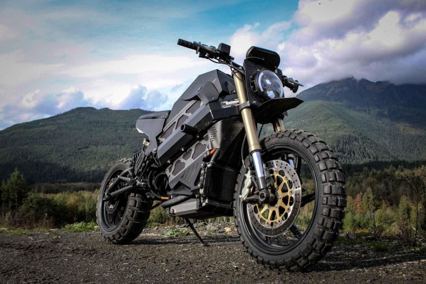 Электромотоцикл Скрамблер