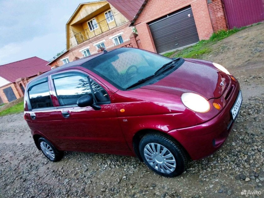 Daewoo Matiz бордовый
