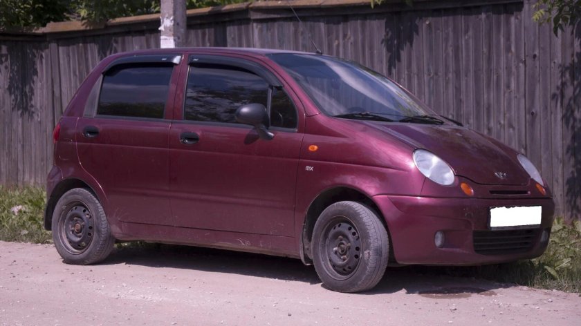 Дэу Матиз вишневый