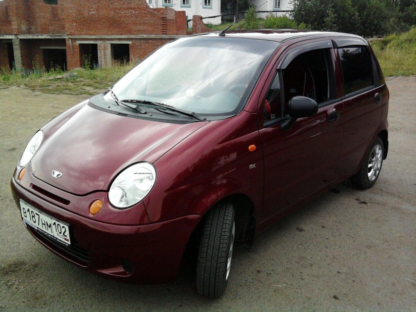 Daewoo Matiz вишневый