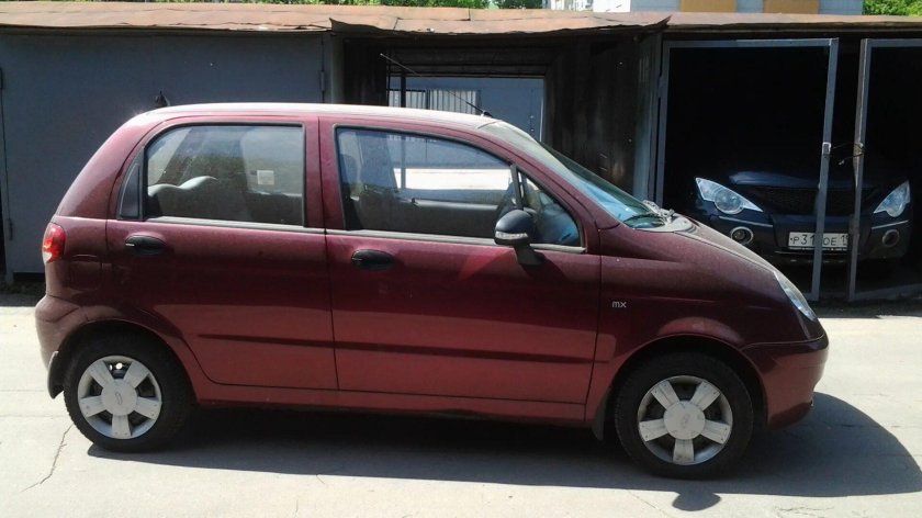 Дэу Матиз вишневый