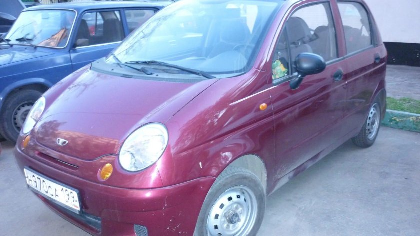 Дэу Матиз вишневый