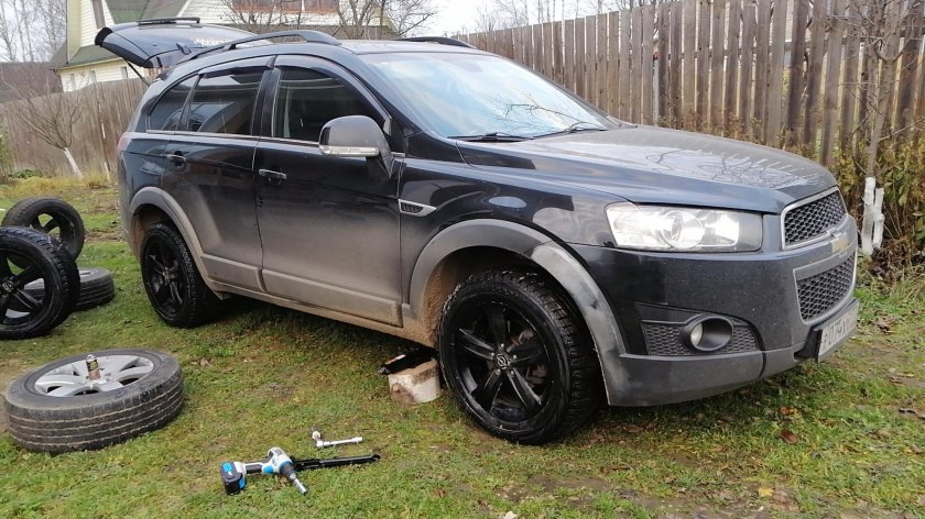 Литые диски на Chevrolet Captiva