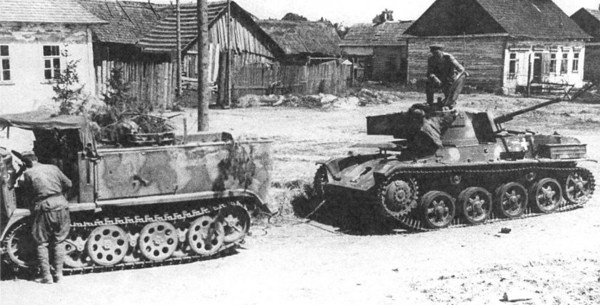 Трофейные немецкие танки в красной армии